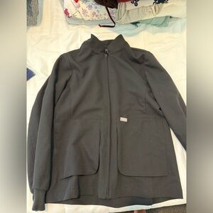 Women’s Figs Black On Shift Zip-Up Jacket